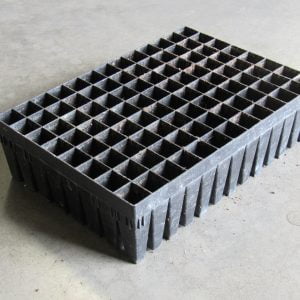 USED MP5 104 cavity 3.5" deep Seedling Tray - BLACK