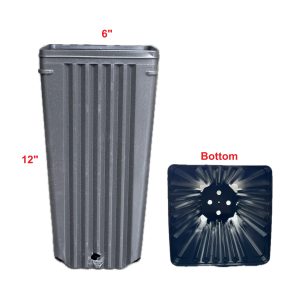 CP612CH - 6 x 12" Treepot with corner holes