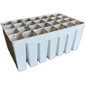 USED HV265 - 28 cavity 5.9" deep Tray - White